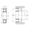 Ntn NTN 6200LU, RadialDeep Groove Ball Bearing  10 Mm Id X 30 Mm Od X 9 Mm W Single Sealed 6200LU